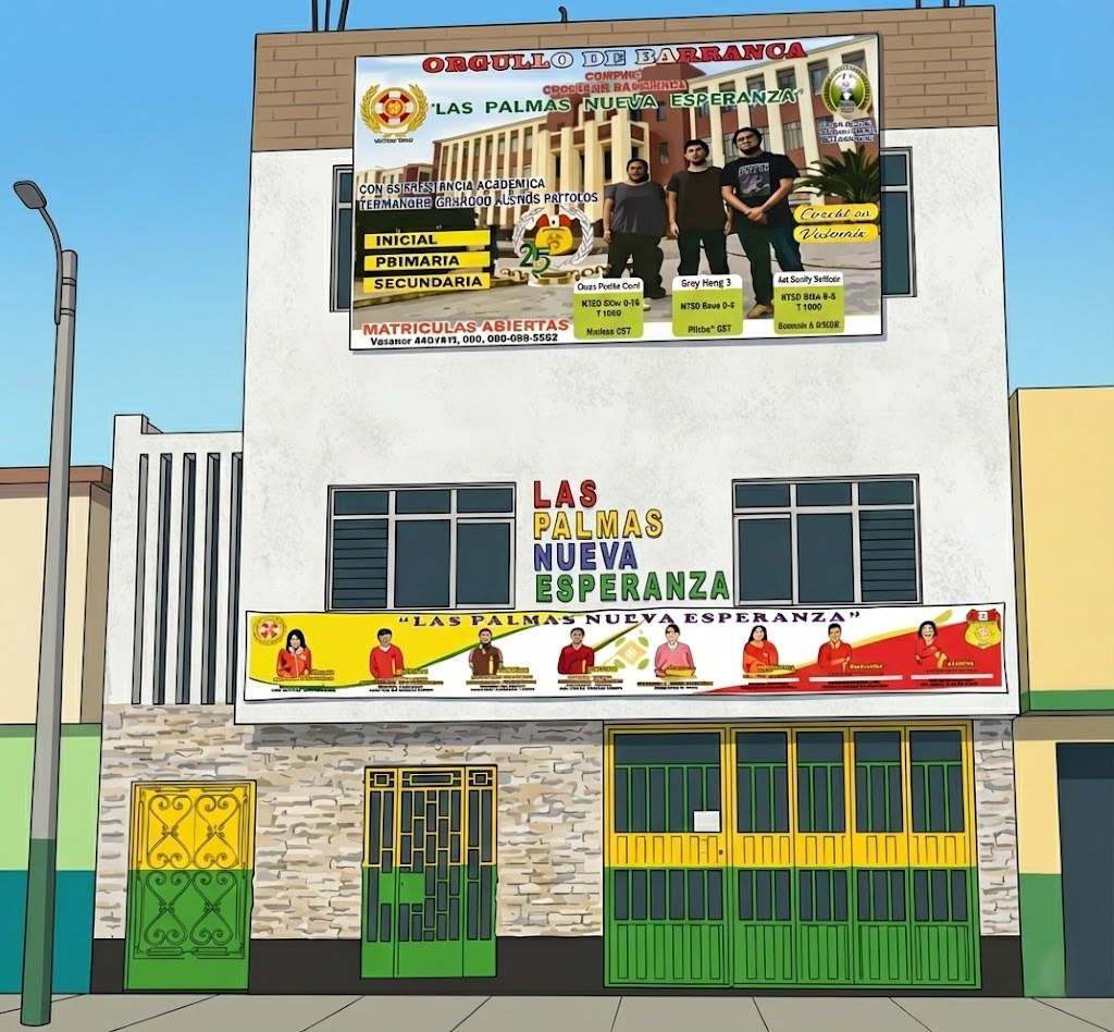 Fachada principal Colegio Las Palmas Nueva Esperanza